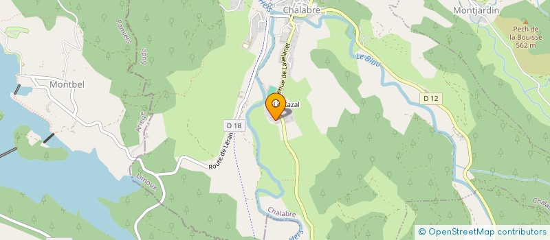 localisation de l'entreprise EL CAPEL  CHALABRE