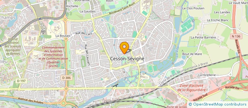 localisation de l'entreprise EL CAPITAL  CESSON-SEVIGNE