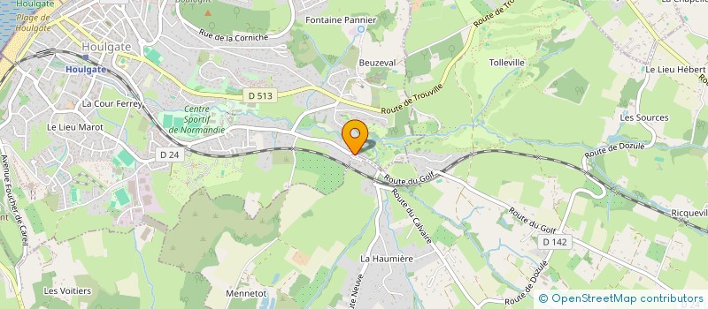 localisation de l'entreprise EL CAPRICIO  HOULGATE