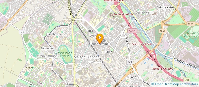 localisation de l'entreprise EL CARS 51  CORMONTREUIL