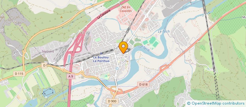 localisation de l'entreprise EL CASA DEL PAT  LE BOULOU