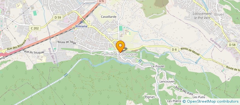 localisation de l'entreprise EL CHACAL CORPORATION  SIMIANE-COLLONGUE