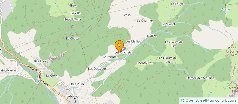 localisation de l'entreprise EL CHALTEN THONON  SAINT-JEAN-D'AULPS