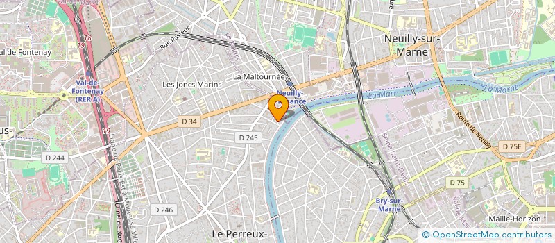 localisation de l'entreprise EL CHASO  LE PERREUX-SUR-MARNE