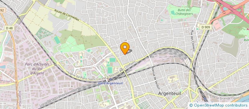 localisation de l'entreprise EL CHEMS à ARGENTEUIL