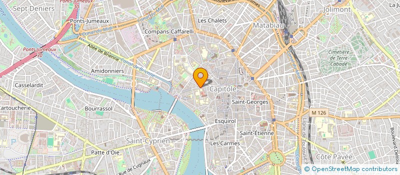 localisation de l'entreprise EL CHIVITO HOLDING  TOULOUSE