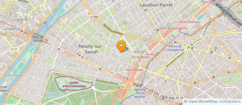 localisation de l'entreprise EL & CIE à NEUILLY-SUR-SEINE