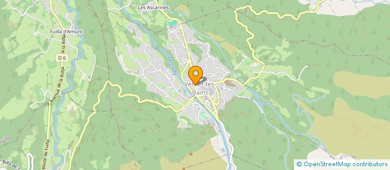 localisation de l'entreprise EL CIM CATALA  VERNET-LES-BAINS