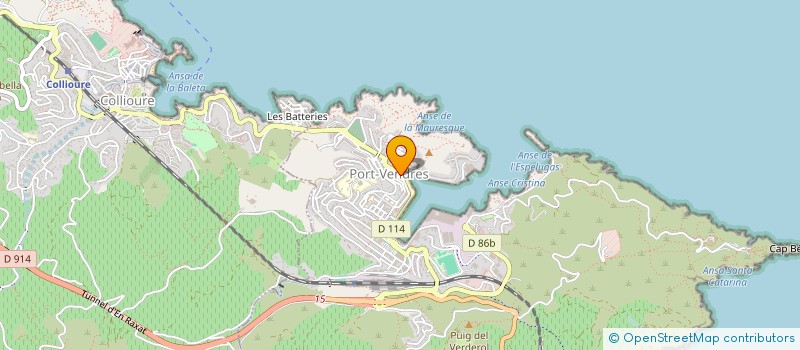 localisation de l'entreprise EL CISTELL CATALA  PORT-VENDRES