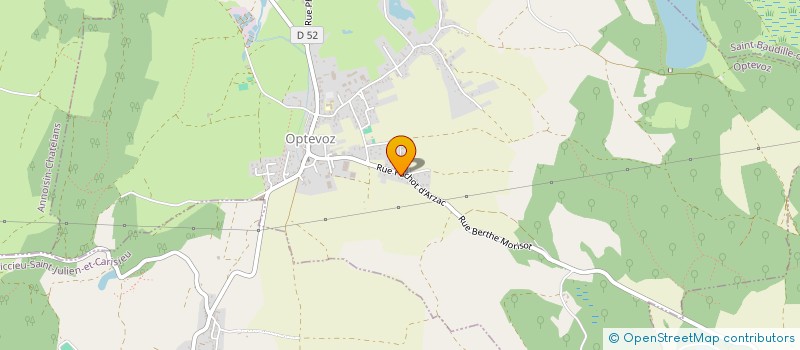 localisation de l'entreprise EL COIF'  OPTEVOZ