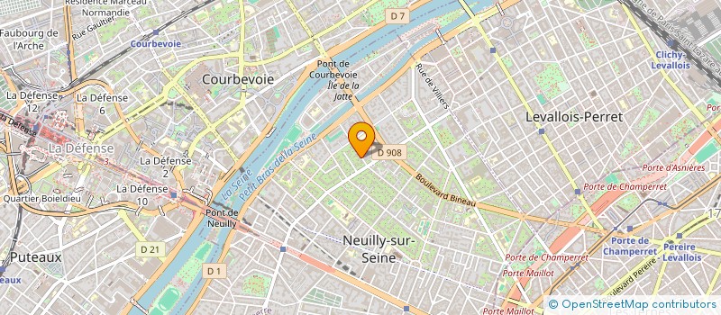 localisation de l'entreprise EL CONSULTING à NEUILLY-SUR-SEINE