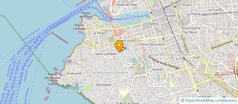 localisation de l'entreprise EL CORP 26  MARSEILLE