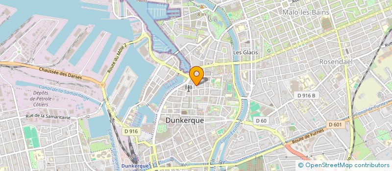 localisation de l'entreprise EL COYOTE à DUNKERQUE