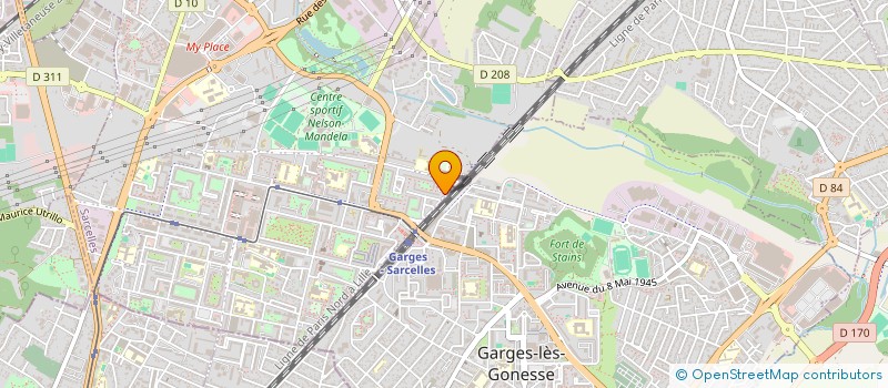 localisation de l'entreprise EL CROCO S A R L à SARCELLES