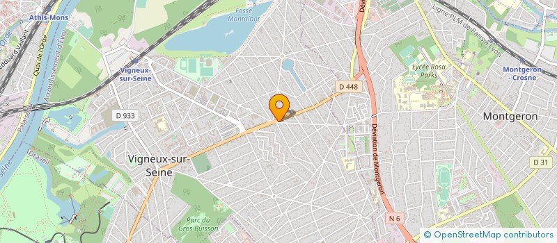 localisation de l'entreprise EL CUADRO LATINO à VIGNEUX-SUR-SEINE