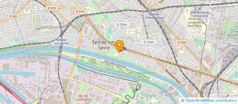 localisation de l'entreprise EL DAHES BAT à EPINAY-SUR-SEINE
