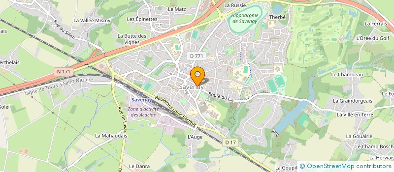 localisation de l'entreprise EL'DECOR  SAVENAY