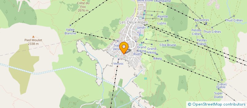 localisation de l'entreprise EL DIABLO à LES DEUX ALPES