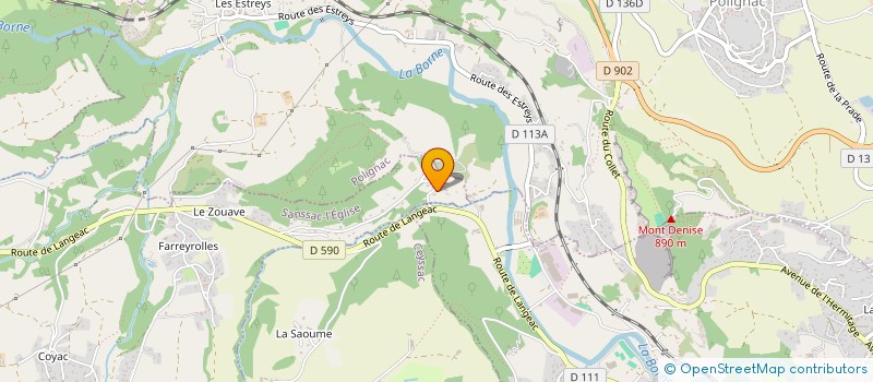 localisation de l'entreprise EL DORADO  SANSSAC-L'EGLISE