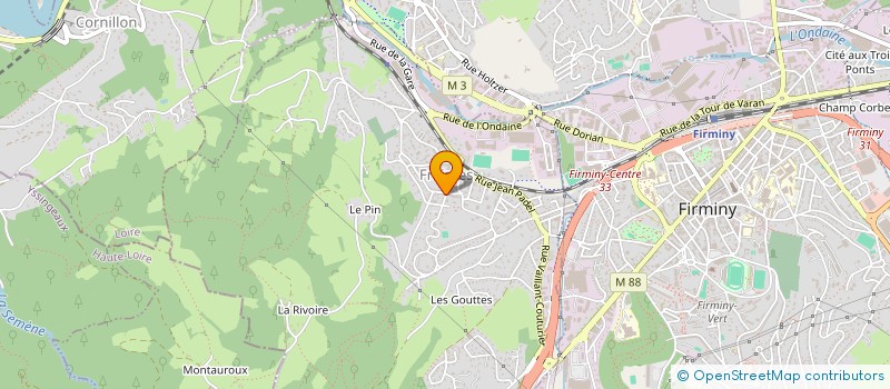 localisation de l'entreprise EL ENERGIE 42  ANDREZIEUX-BOUTHEON