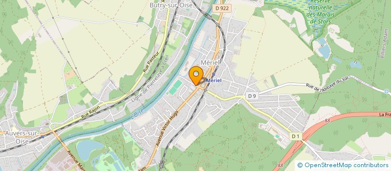 localisation de l'entreprise EL'ESTHETIQUE à MERIEL