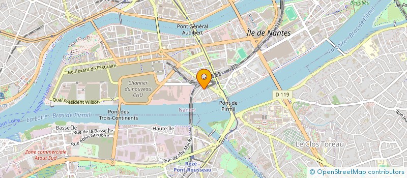 localisation de l'entreprise EL ET O à NANTES
