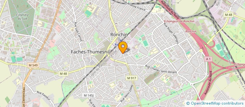 localisation de l'entreprise EL'EXPANSION  RONCHIN