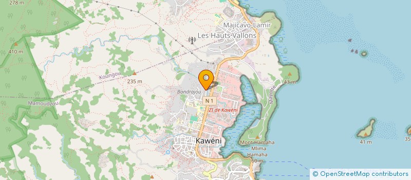 localisation de l'entreprise EL-FAHAR DE M'TSAPERE à MAMOUDZOU