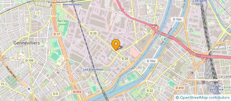 localisation de l'entreprise EL FAMILIA  GENNEVILLIERS