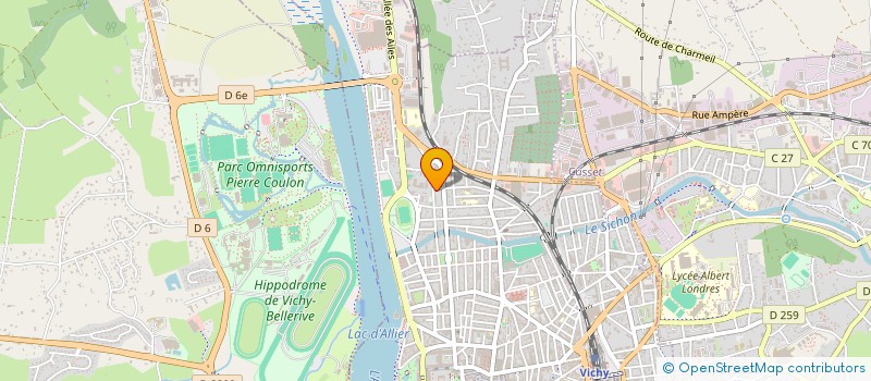localisation de l'entreprise EL FASSY ROLAND LEMPEREUR LOUIS à VICHY