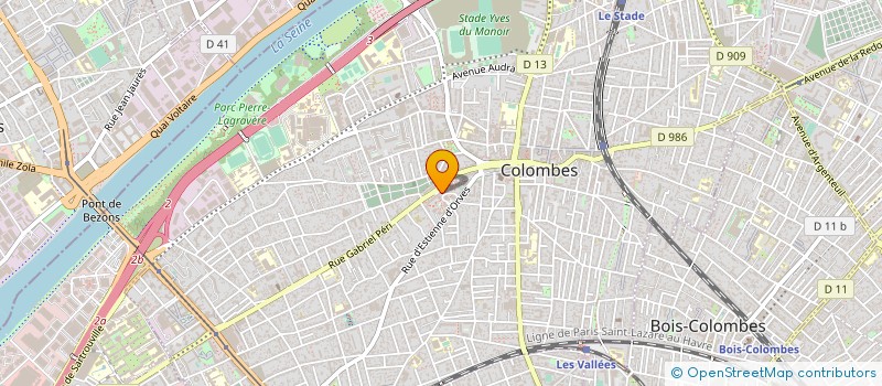 localisation de l'entreprise EL FATAH à COLOMBES