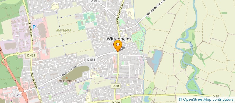 localisation de l'entreprise EL FIRDAOUS  WITTENHEIM