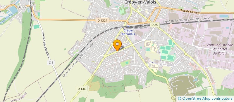 localisation de l'entreprise EL FTAH à CREPY EN VALOIS