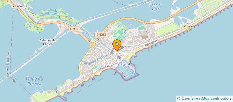 localisation de l'entreprise EL FUEGO à PALAVAS-LES-FLOTS