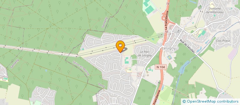 localisation de l'entreprise EL GATO FELIX  LESIGNY