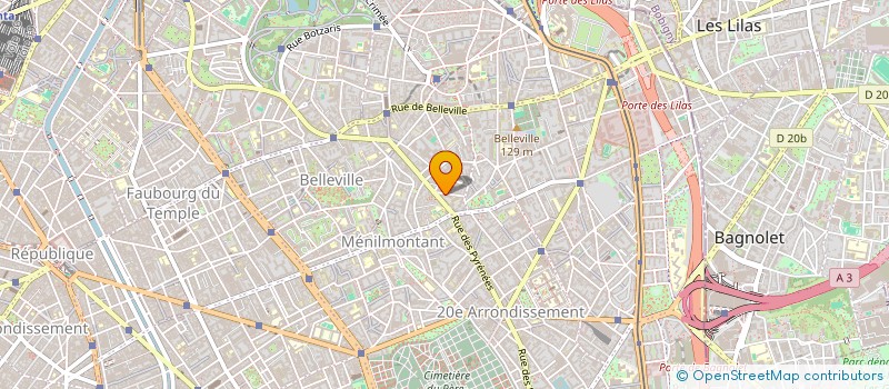 localisation de l'entreprise EL GATS PRODUCTION  PARIS