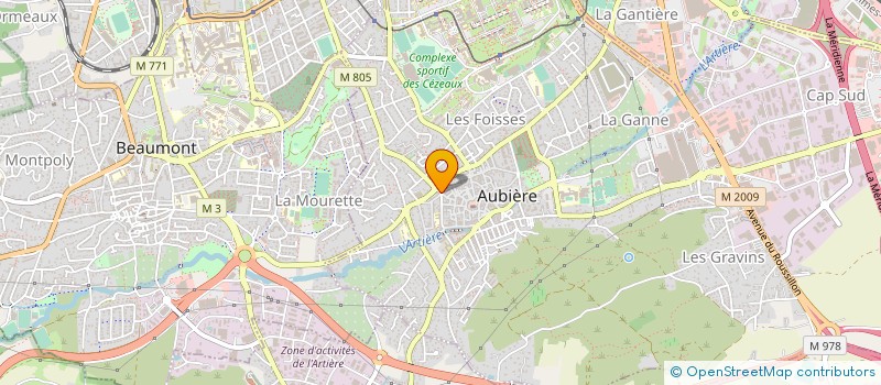 localisation de l'entreprise EL GAUCHO  COURNON-D'AUVERGNE