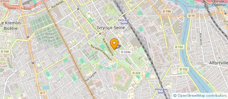 localisation de l'entreprise EL GHARSSI SAID ET DRISS à IVRY-SUR-SEINE