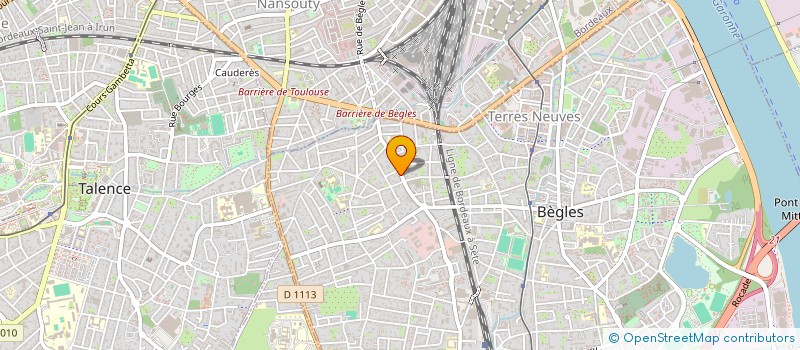 localisation de l'entreprise EL GHAZI à BEGLES