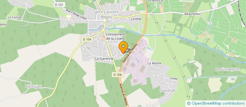 localisation de l'entreprise EL GHLIMI PRESTA VITI à SAINT-LAURENT-MEDOC