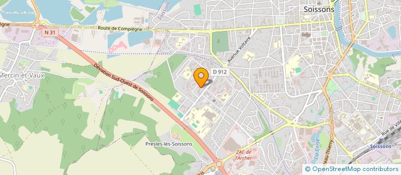 localisation de l'entreprise EL GHOUT ROYAL à SOISSONS