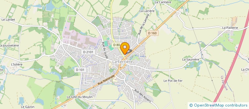 localisation de l'entreprise EL GI TRANSPORT  LA FERRIERE