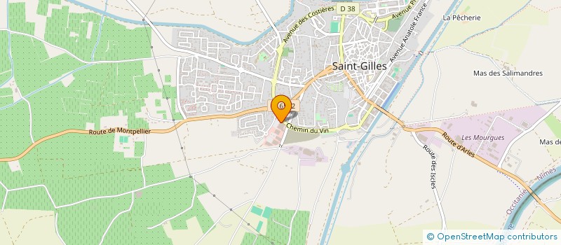 localisation de l'entreprise EL GIRALDILLO à SAINT-GILLES