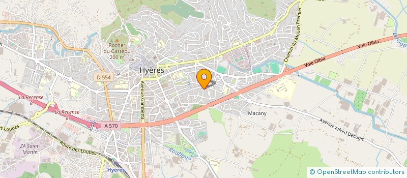 localisation de l'entreprise EL GUARIDA à HYERES