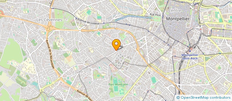 localisation de l'entreprise EL GUITOUNE 34 à MONTPELLIER
