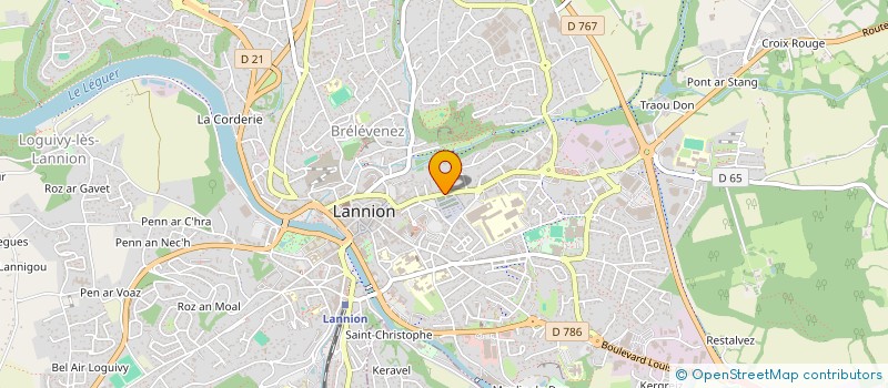 localisation de l'entreprise EL HAGE IMMOBILIER  LANNION