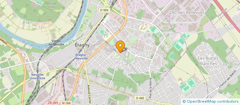 localisation de l'entreprise EL HAJAMI  ERAGNY