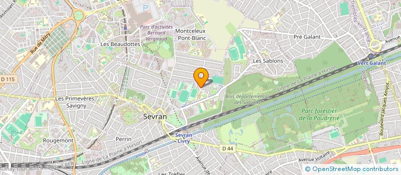localisation de l'entreprise EL HANDOUZ HOLDING FINANCIERE à SEVRAN