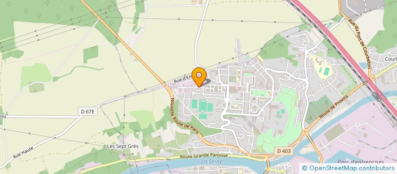 localisation de l'entreprise EL HANI TRANSPORTS EXPRESS  MONTEREAU-FAULT-YONNE