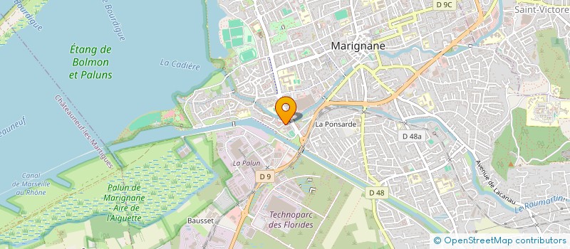 localisation de l'entreprise EL HAQ  MARIGNANE